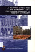 Imagen de portada del libro Las relaciones entre la Unión Europea y América Latina
