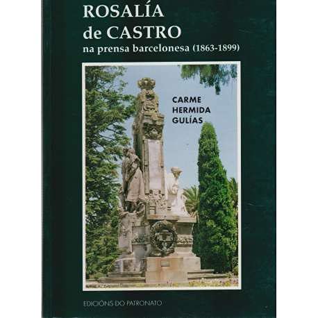 Imagen de portada del libro Rosalía de Castro na prensa barcelonesa (1863-1899)