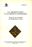 Imagen de portada del libro La traducción y la crítica literaria