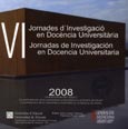Imagen de portada del libro VI Jornades d'Investigació en Docencia Universitaria
