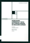 Imagen de portada del libro Posibilidades, experiencias y retos en el Espacio Europeo de Educación Superior