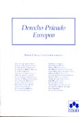 Imagen de portada del libro Derecho privado europeo