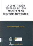 Imagen de portada del libro La Constitución Española de 1978 después de su trigésimo aniversario