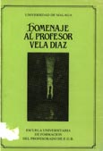 Imagen de portada del libro Homenaje al profesor Vela Díaz