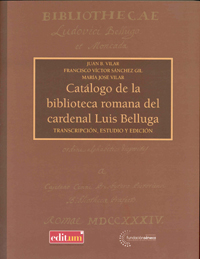 Imagen de portada del libro Catálogo de la biblioteca romana del cardenal Luis Belluga