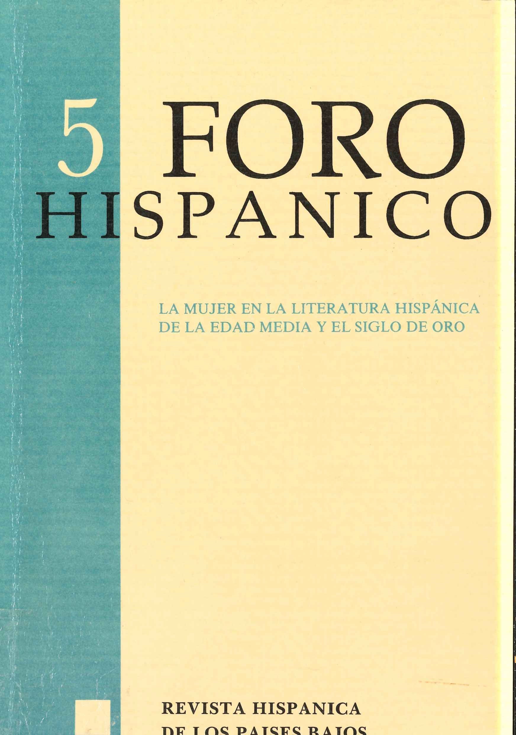 Imagen de portada del libro La mujer en la literatura hispánica de la Edad Media y el Siglo de Oro