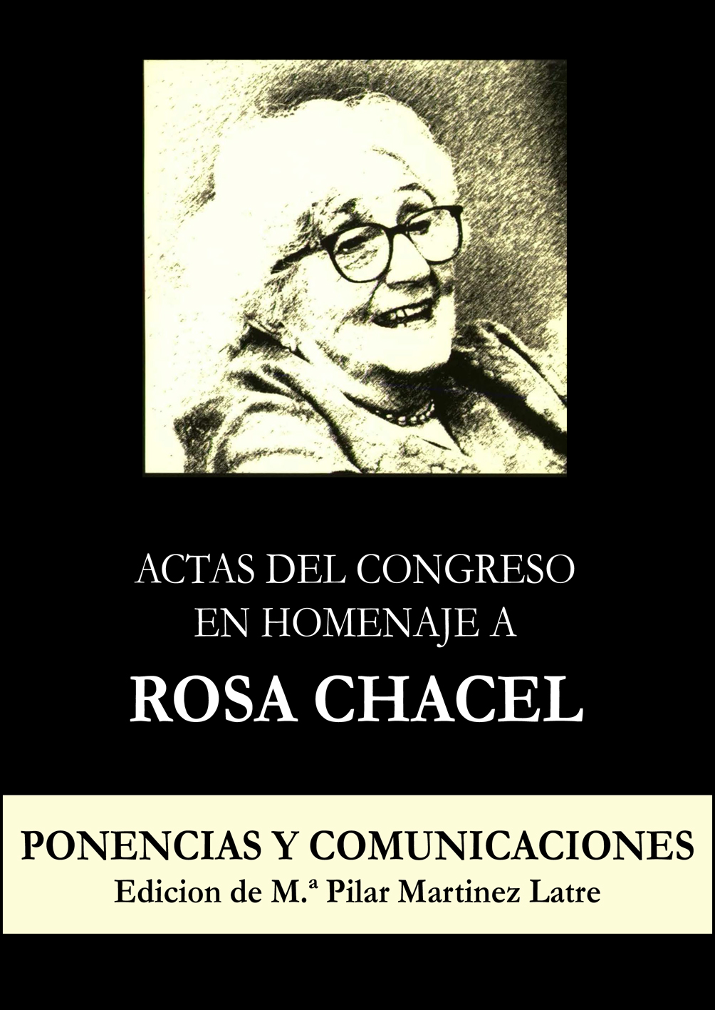 Imagen de portada del libro Actas del congreso en homenaje a Rosa Chacel