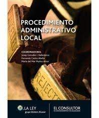 Imagen de portada del libro Procedimiento administrativo local