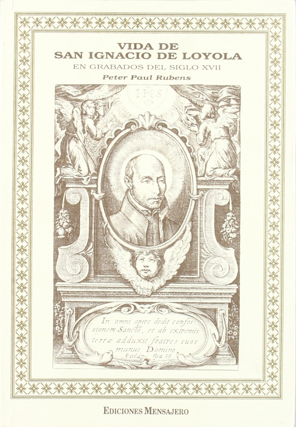 Imagen de portada del libro Vida de San Ignacio de Loyola en grabados del siglo XVII