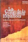 Imagen de portada del libro La crisis de la economía española