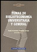 Imagen de portada del libro Temas de biblioteconomía universitaria y general