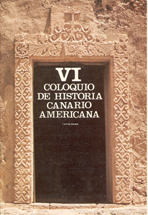 Imagen de portada del libro VI Coloquio de Historia Canario-Americana (1984)