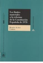 Imagen de portada del libro Los límites materiales a la reforma de la Constitución Española de 1978