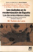 Imagen de portada del libro Las ciudades en la modernización de España. Los decenios interseculares