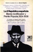 Imagen de portada del libro La II República española. Bienio rectificador y Frente Popular