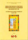 Imagen de portada del libro Conflictos sociales, políticos e intelectuales en la España de los siglos XIV y XV
