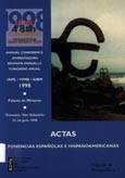 Imagen de portada del libro Actas : ponencias españolas e hispanoamericanas