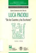 Imagen de portada del libro Quinto centenario de la obra de Luca Pacioli "De las Cuentas y las escrituras 1494-1994"