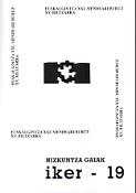 Imagen de portada del libro Euskalgintza XXI. mendeari buruz XV. biltzarra