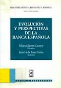 Imagen de portada del libro Evolución y perspectivas de la banca española