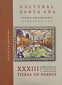 Imagen de portada del libro XXXIII Jornadas de Viticultura y Enología de la Tierra de Barros
