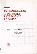 Imagen de portada del libro Introducción al derecho patrimonial privado