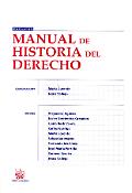 Imagen de portada del libro Manual de historia del derecho