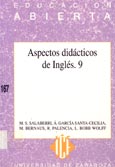 Imagen de portada del libro Aspectos didácticos de inglés, 9