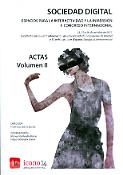 Imagen de portada del libro Actas II Congreso Internacional Sociedad Digital