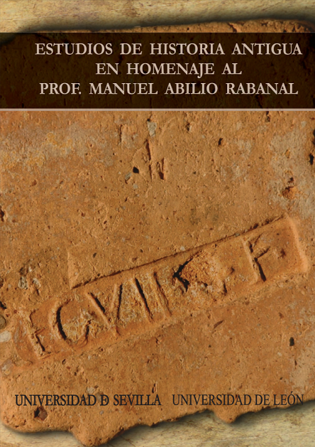 Imagen de portada del libro Estudios de historia antigua en homenaje al prof. Manuel Abilio Rabanal