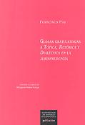 Imagen de portada del libro Glosas gratulatorias a "Tópica, retórica y dialéctica en la jurisprudencia"