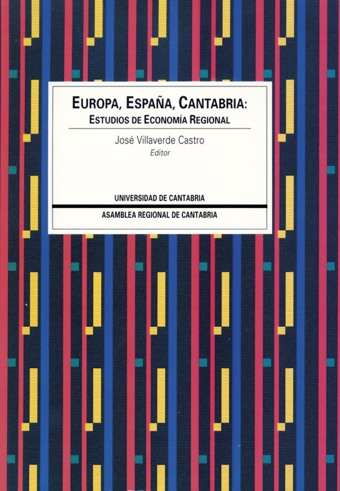 Imagen de portada del libro Europa, España, Cantabria, estudios de economía regional