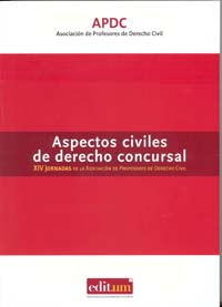 Imagen de portada del libro Aspectos civiles de derecho concursal