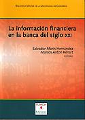 Imagen de portada del libro La información financiera en la banca del siglo XXI