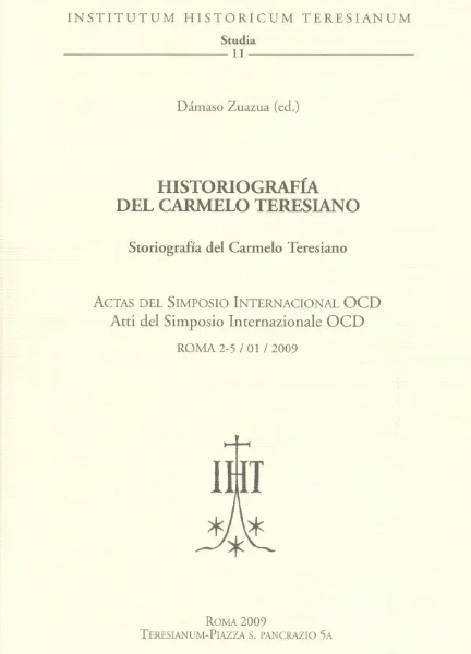 Imagen de portada del libro Historiografía del Carmelo Teresiano