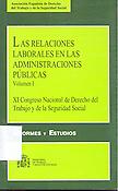 Imagen de portada del libro Las relaciones laborales en las administraciones públicas