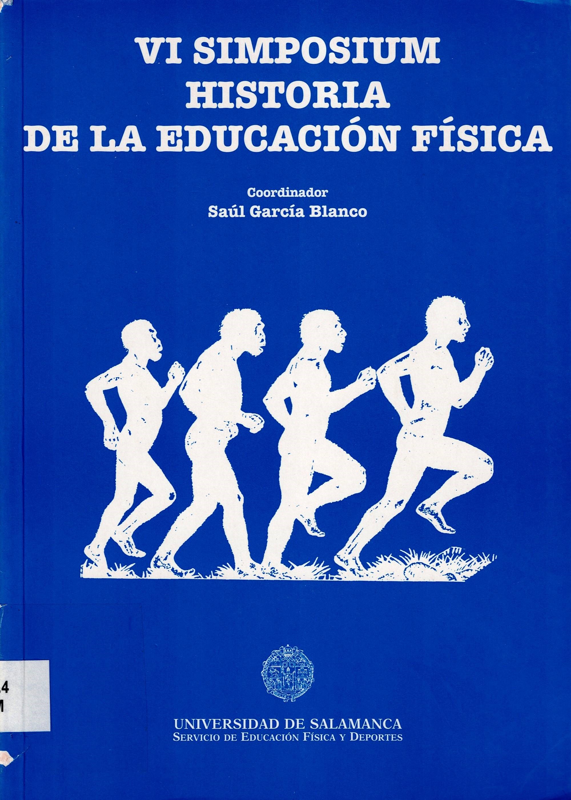 Imagen de portada del libro VI Simposium Historia de la Educación Física