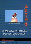 Imagen de portada del libro XII Jornada de Historia de Fuente de Cantos