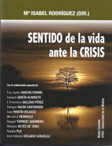 Imagen de portada del libro Sentido de la vida ante la crisis