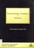 Imagen de portada del libro Fenomenología, semiótica y derecho