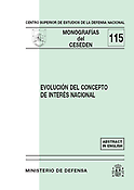 Imagen de portada del libro Evolución del concepto de interés Nacional