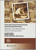 Imagen de portada del libro Actas del I Congreso Internacional sobre Estudios Cerámicos [Recurso electrónico]