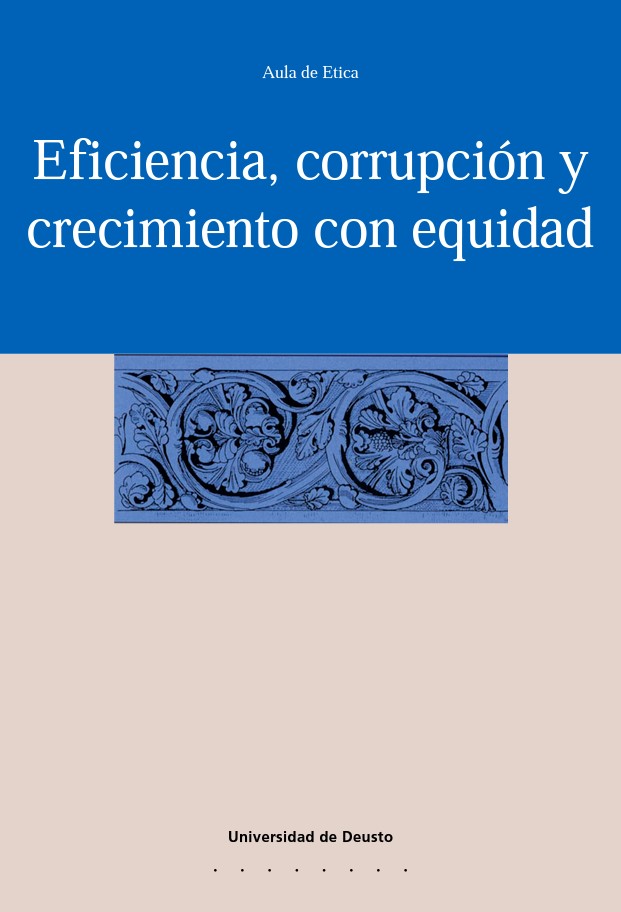 Imagen de portada del libro Eficiencia, corrupción y crecimiento con equidad