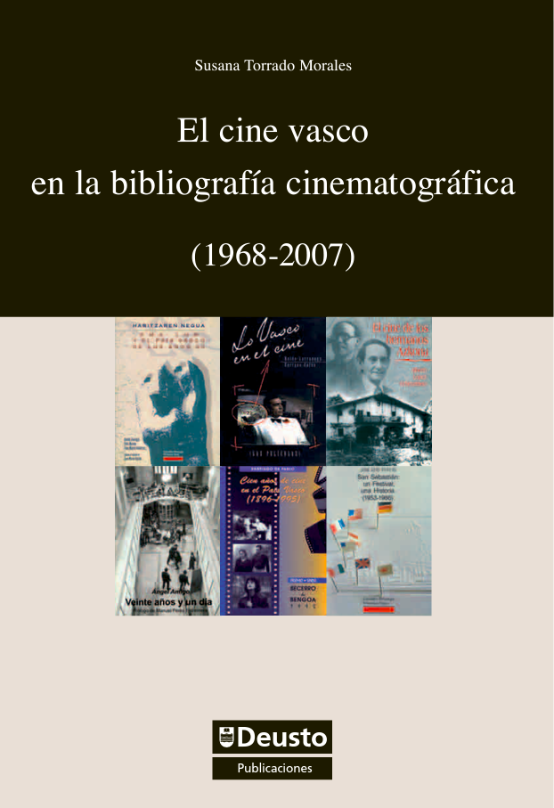 Imagen de portada del libro El cine vasco en la bibliografía cinematográfica (1968-2007)