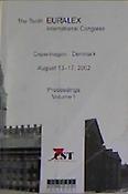 Imagen de portada del libro Proceedings of the Tenth EURALEX International Congress, EURALEX 2002