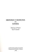 Imagen de portada del libro Historia y medicina en España