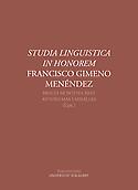 Imagen de portada del libro "Studia linguistica in honorem" Francisco Gimeno Menéndez