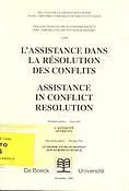 Imagen de portada del libro L'assistance dans la résolution des conflits