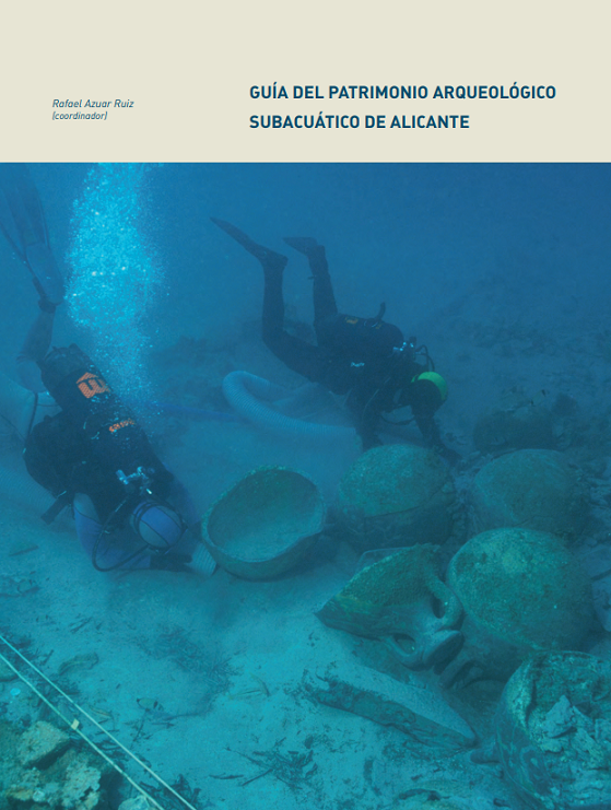 Imagen de portada del libro Guía del patrimonio arqueológico subacuático de Alicante