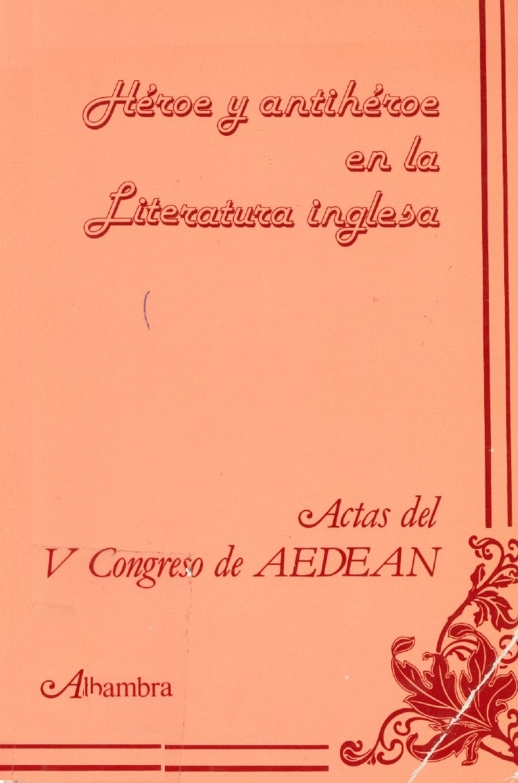Imagen de portada del libro Héroe y antihéroe en la literatura inglesa